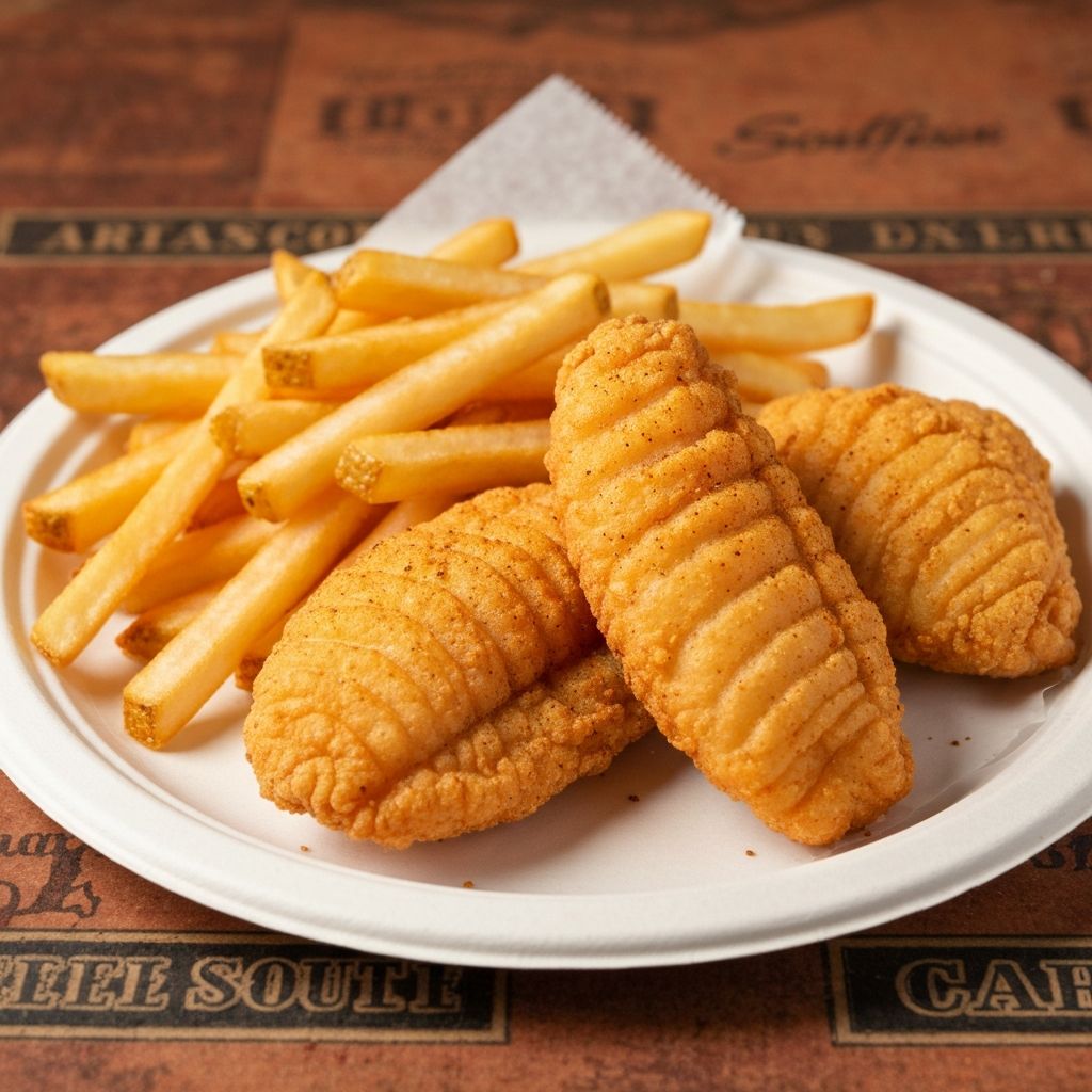 3 Pieces of Cajun Catfish